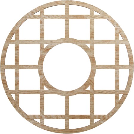 Ekena Millwork O'Neal Wood Fretwork Pierced Ceiling Medallion, Red Oak, 22"OD x 8"ID x 3/8"T CMWP22X22X0375ONRO